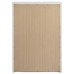Viana White High Gloss Chest - Ornate Home