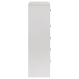 Viana White High Gloss Chest - Ornate Home