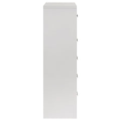 Viana White High Gloss Chest - Ornate Home