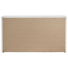 Viana White High Gloss Dresser - Ornate Home