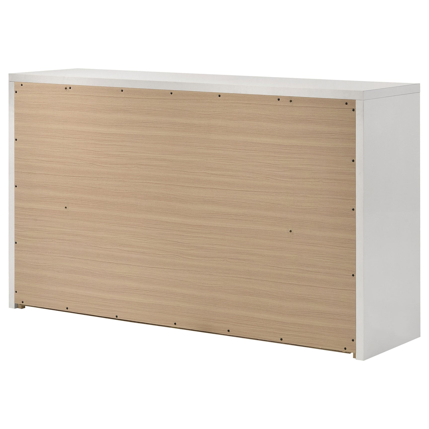 Viana White High Gloss Dresser - Ornate Home