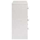 Viana White High Gloss Dresser - Ornate Home