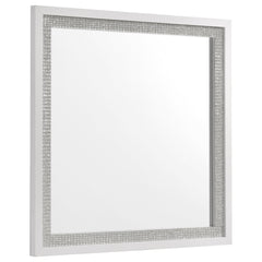 Viana White High Gloss E King 4 Pc Bedroom Set - Ornate Home