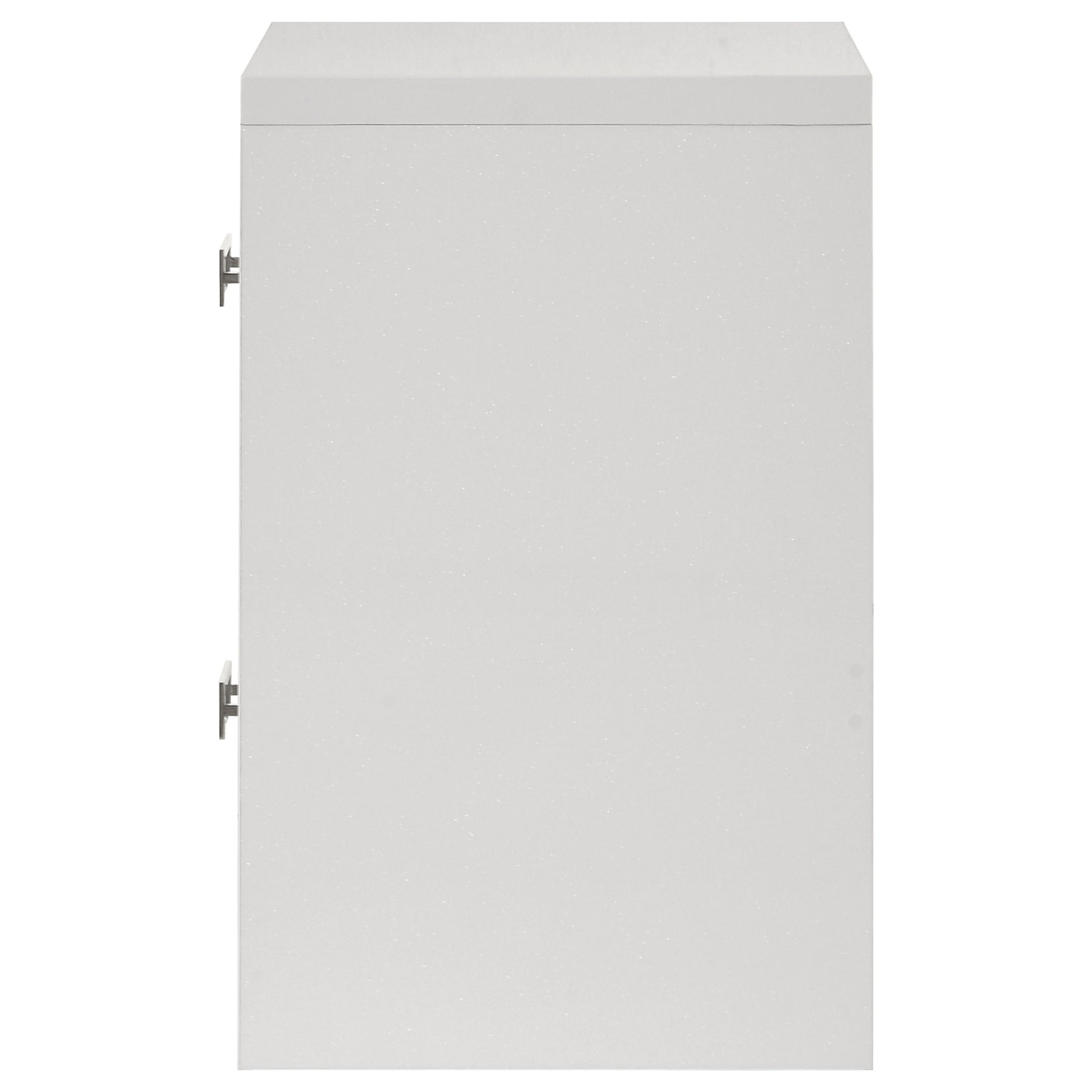 Viana White High Gloss Nightstand - Ornate Home