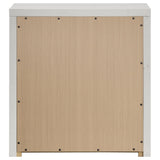 Viana White High Gloss Nightstand - Ornate Home