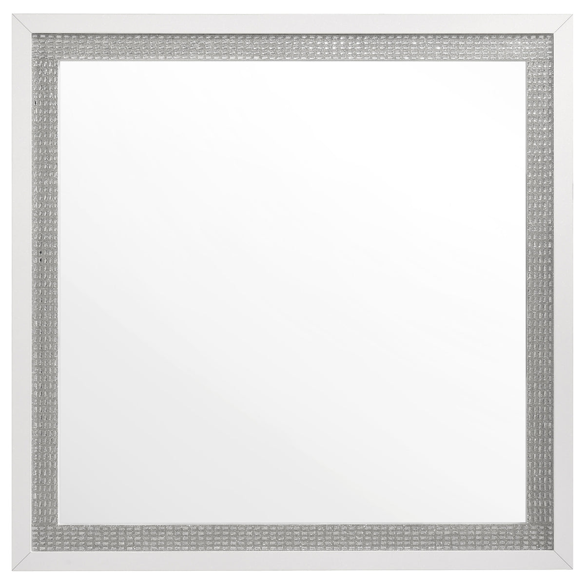 Viana White High Gloss Queen 5 Pc Bedroom Set - Ornate Home
