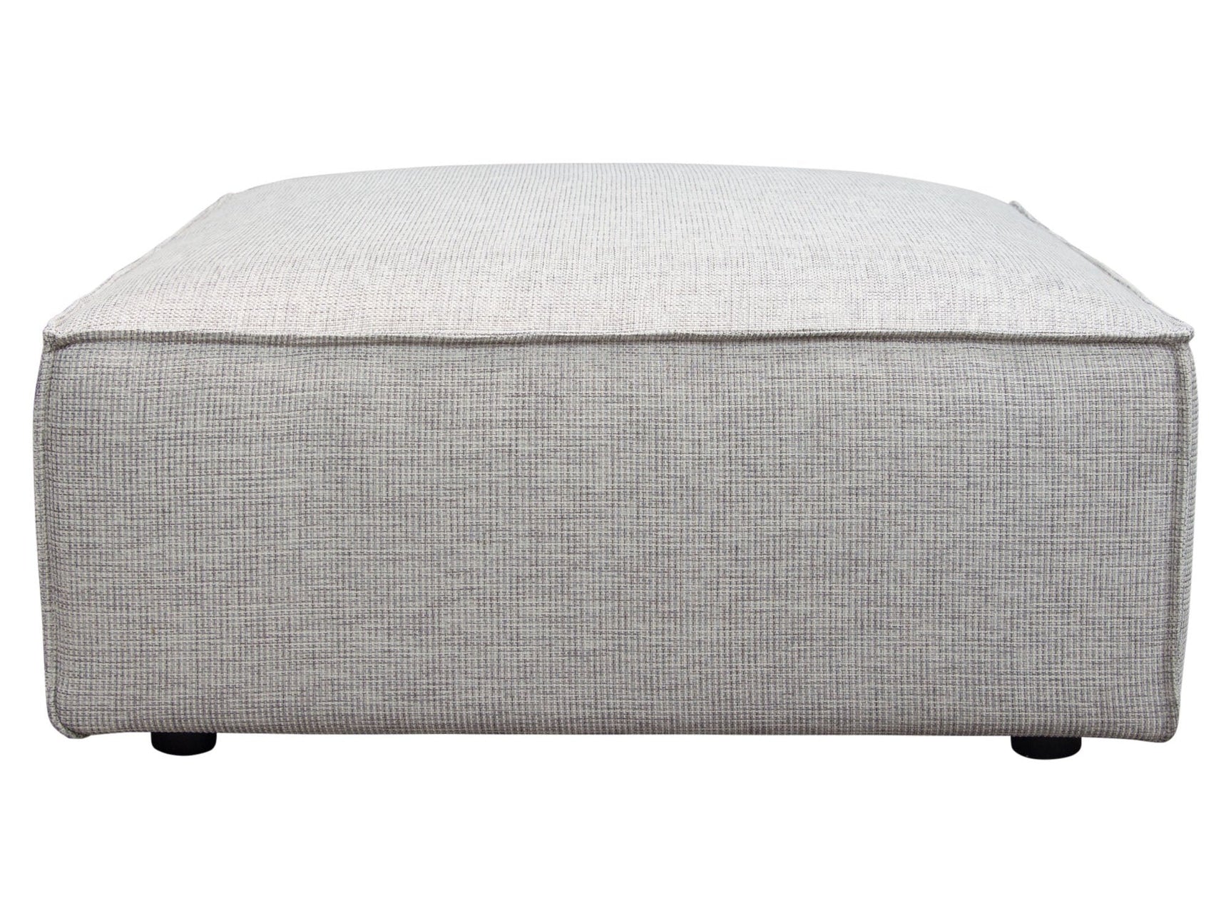 Vice  Fabric Square Ottoman - Ornate Home