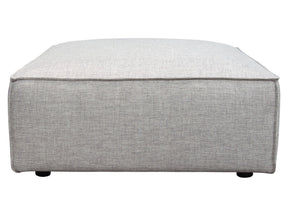 Vice  Fabric Square Ottoman - Ornate Home