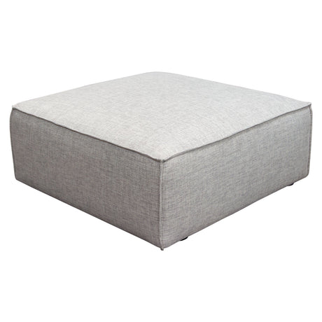 Vice  Fabric Square Ottoman - Ornate Home
