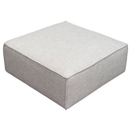 Vice  Fabric Square Ottoman - Ornate Home
