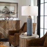 Vicente Slate Blue Table Lamp - Ornate Home
