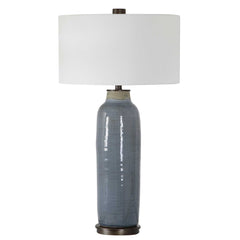 Vicente Slate Blue Table Lamp - Ornate Home