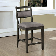 Vicky Gray Counter Height Chair (Set of 2) - Ornate Home