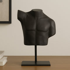 Victor Aged Black Cast Alumiinum Sculpture - Ornate Home