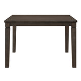 Victoria Dark Espresso/Beige 5-Piece Counter Height Dining Table Set - Ornate Home
