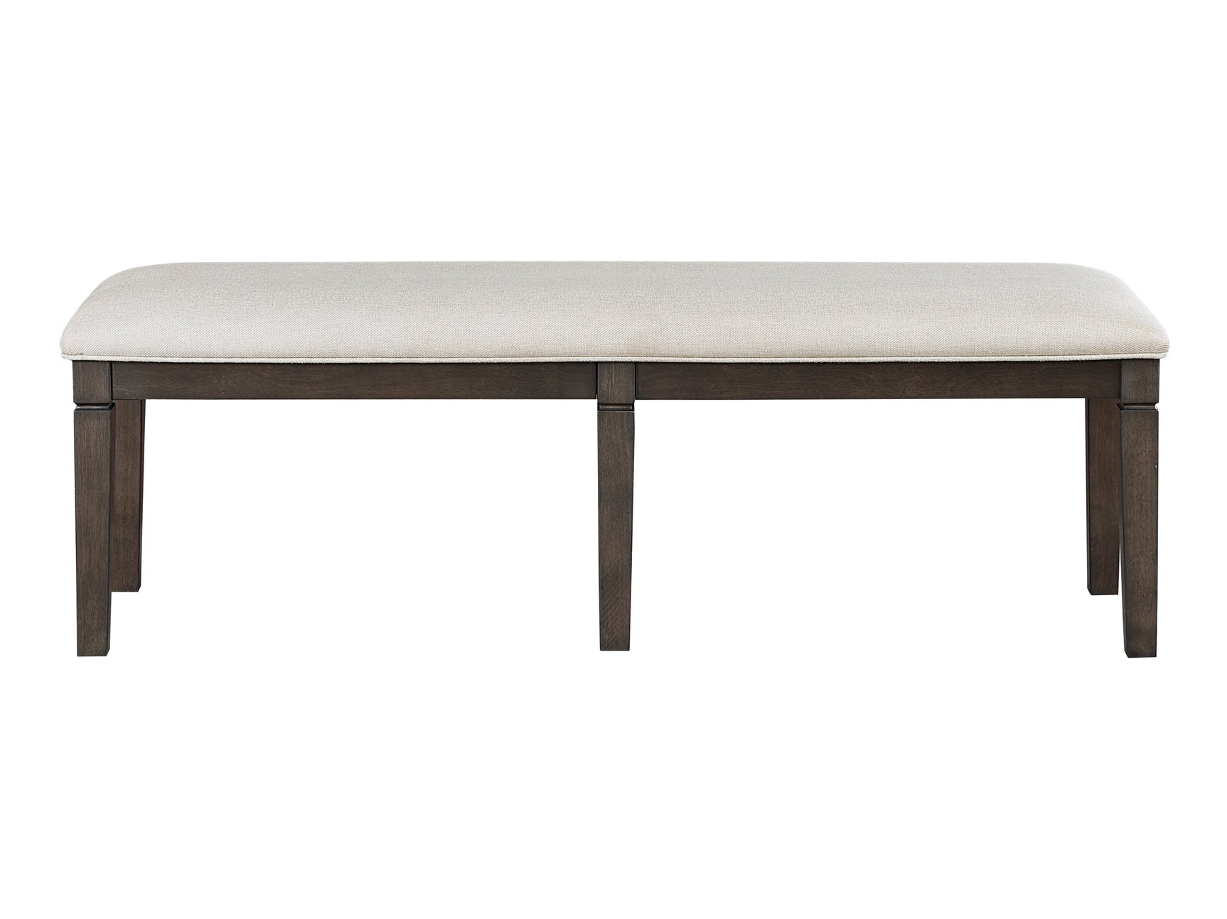 Victoria Dark Espresso/Beige Bench - Ornate Home