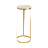 Victoria Gold/White Drink Table - Ornate Home
