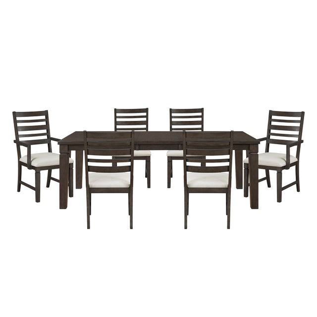 Victoria Gray 7pc Dining Set - Ornate Home