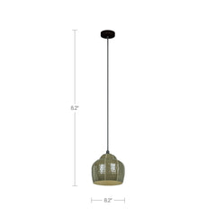 Vida Green Pendant Lamp - Ornate Home