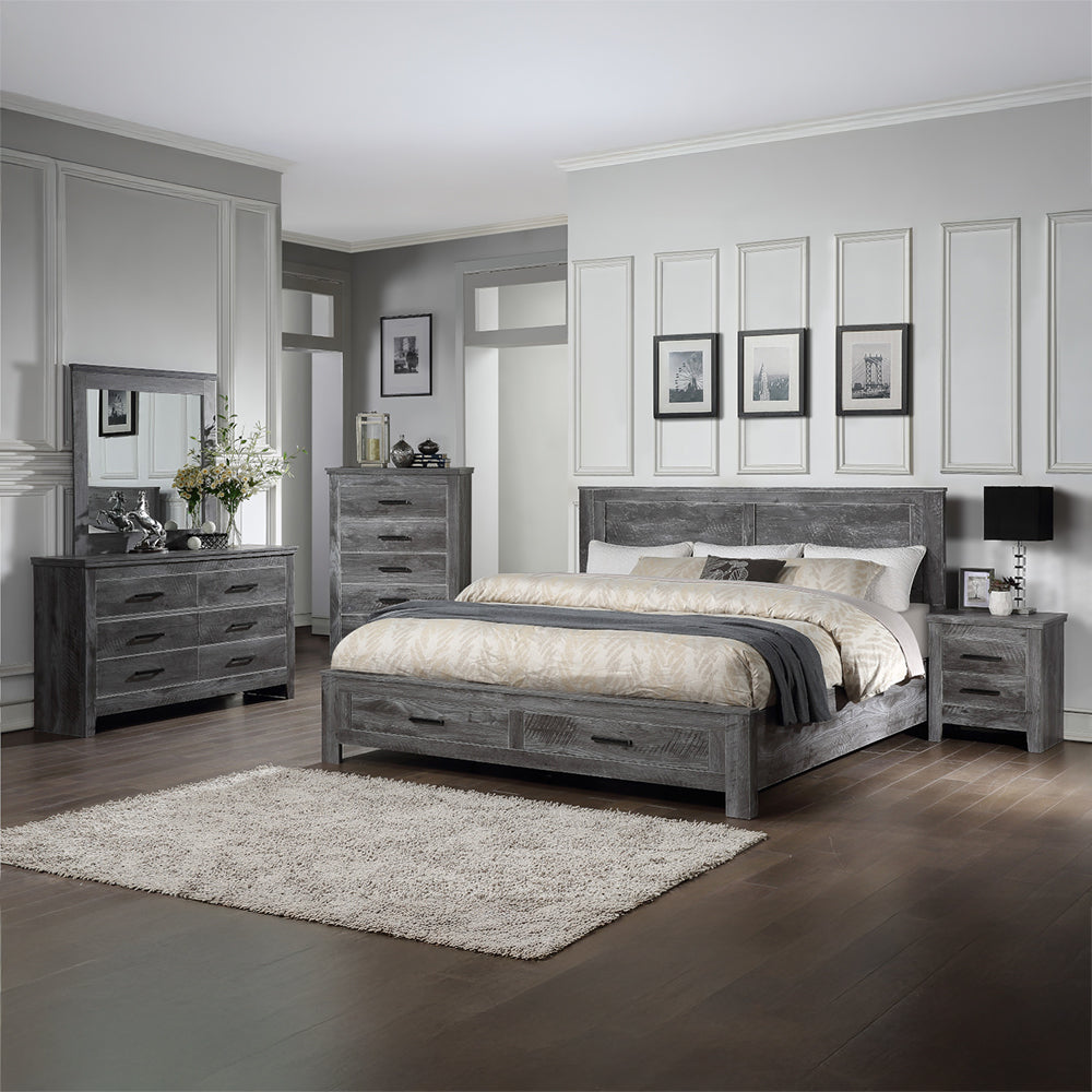 Vidalia Rustic Gray Oak Dresser - Ornate Home