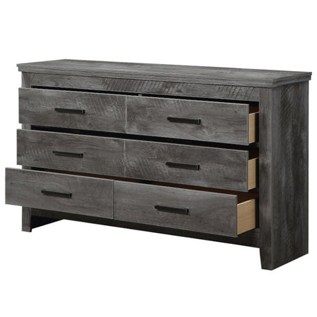 Vidalia Rustic Gray Oak Dresser - Ornate Home