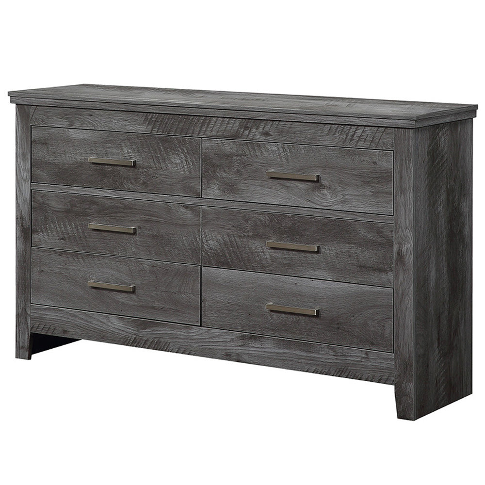 Vidalia Rustic Gray Oak Dresser - Ornate Home