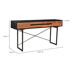 Vienna  Light Brown Console Table - Ornate Home