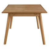 Vienna Natural Outdoor Patio Teak Wood Extendable Dining Table - Ornate Home