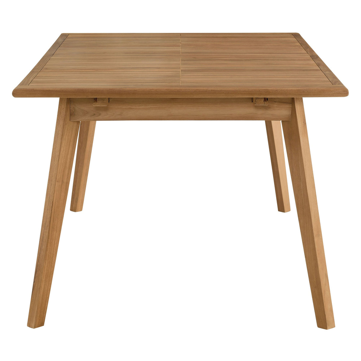 Vienna Natural Outdoor Patio Teak Wood Extendable Dining Table - Ornate Home