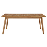 Vienna Natural Outdoor Patio Teak Wood Extendable Dining Table - Ornate Home