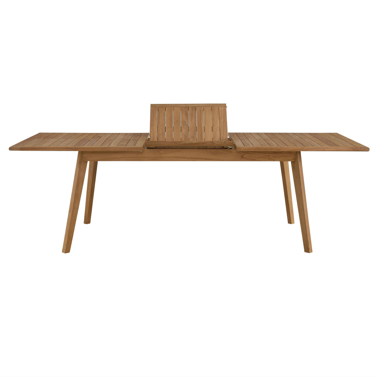 Vienna Natural Outdoor Patio Teak Wood Extendable Dining Table - Ornate Home