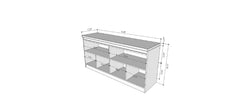Viennese Sideboard in Black Matte - Ornate Home
