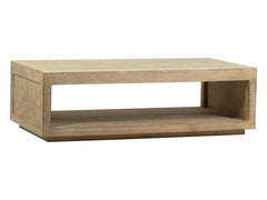 Viera Natural Warm Wash Coffee Table - Ornate Home