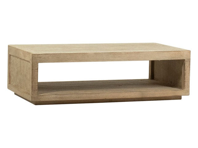 Viera Natural Warm Wash Coffee Table - Ornate Home