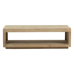 Viera Natural Warm Wash Coffee Table - Ornate Home