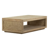 Viera Natural Warm Wash Coffee Table - Ornate Home
