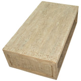 Viera Natural Warm Wash Coffee Table - Ornate Home