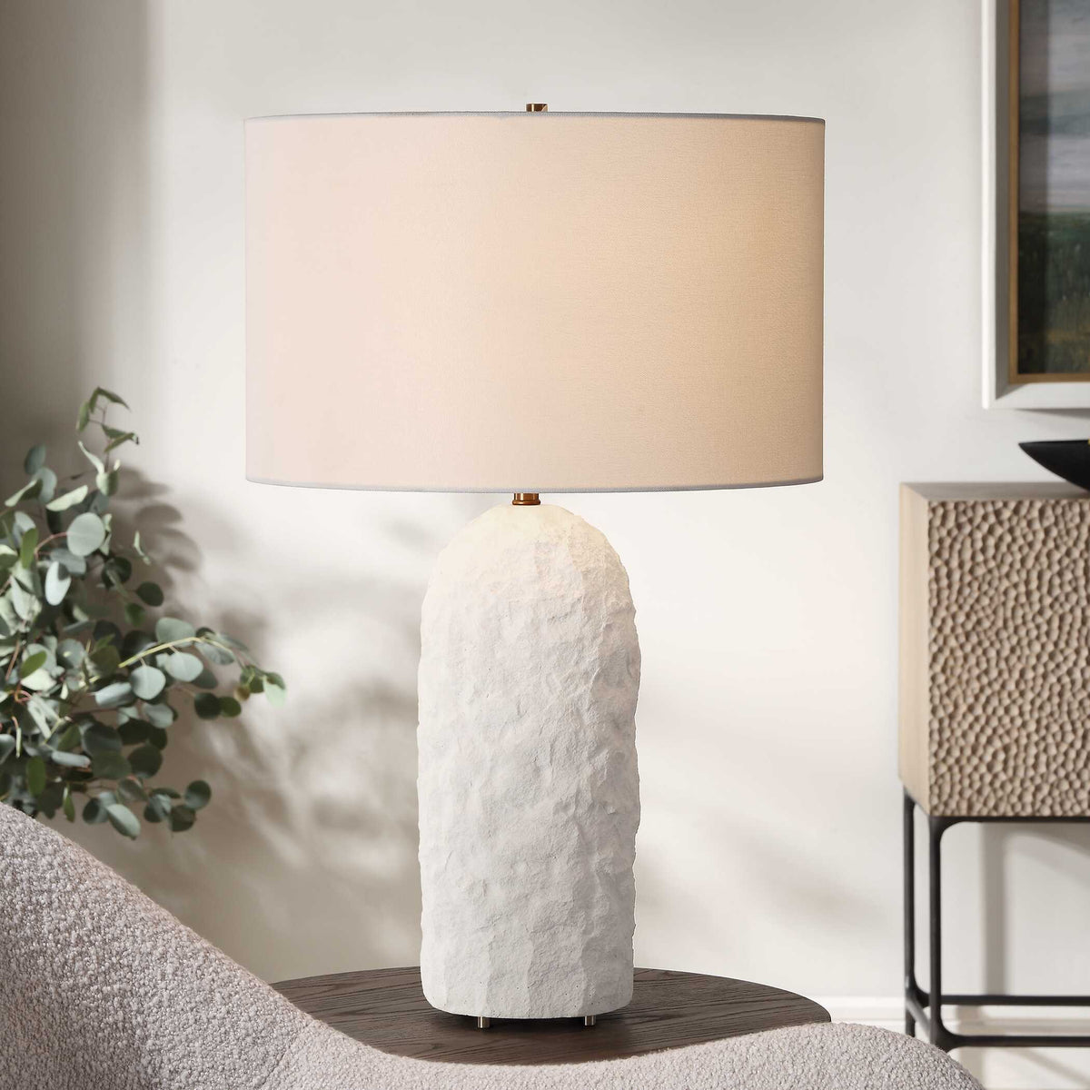 Vieste White Table Lamp - Ornate Home