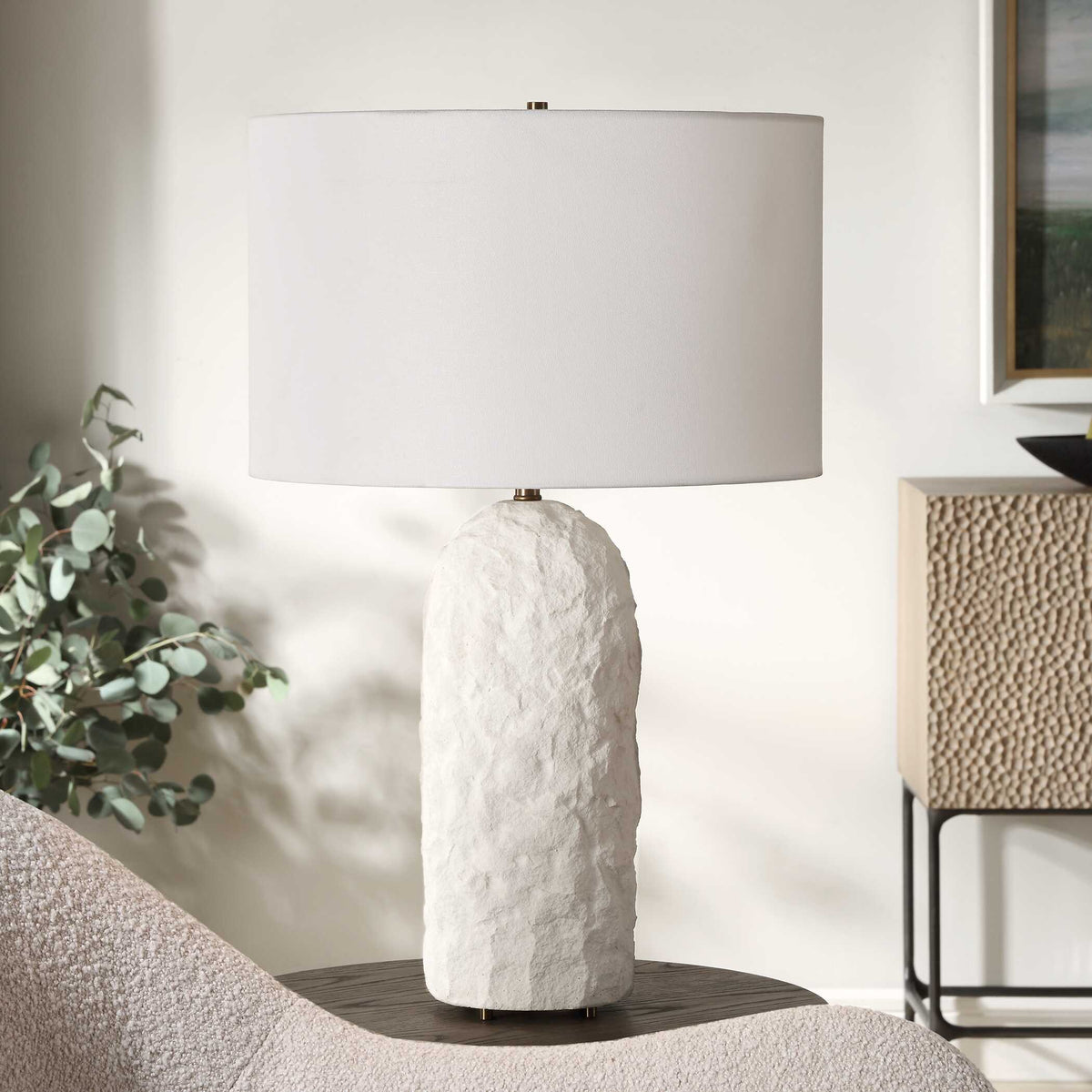 Vieste White Table Lamp - Ornate Home