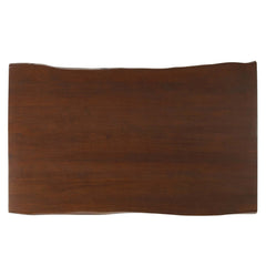 Viggo Black/Walnut 60" Live Edge Acacia Wood Acacia Wood Dining Table - Ornate Home