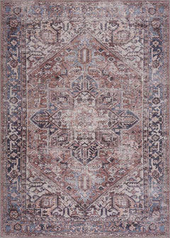 Viho Vintage Flat Pile Washable Rug - Clearance - Ornate Home