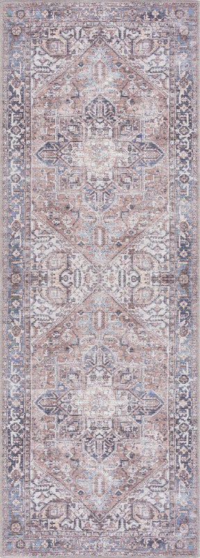 Viho Vintage Flat Pile Washable Rug - Clearance - Ornate Home