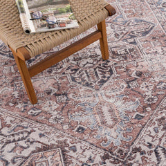 Viho Vintage Flat Pile Washable Rug - Clearance - Ornate Home