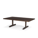 Viktor Dark Brown Solid Wood Coffee Table - Ornate Home