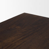 Viktor Dark Brown Solid Wood Coffee Table - Ornate Home