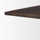 Viktor Dark Brown Solid Wood Coffee Table - Ornate Home