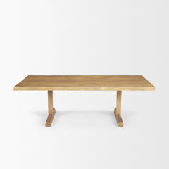 Viktor Light Brown Solid Wood Coffee Table - Ornate Home
