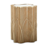 Villa Cherie Caramel Chairside Table - Ornate Home