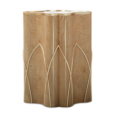 Villa Cherie Caramel Chairside Table - Ornate Home