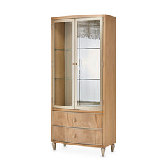 Villa Cherie Caramel Display Cabinet - Ornate Home